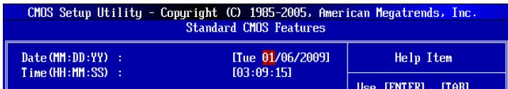 MSI 890FXA-GD70 - Menu principal - 1