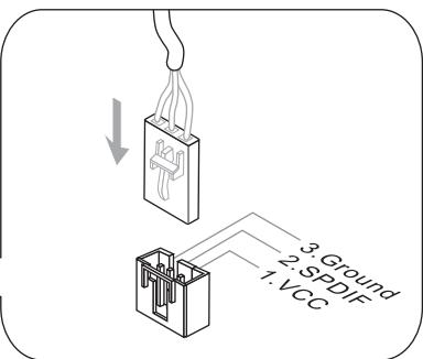 MSI 890FXA-GD70 - S/PDIF-Out Connector: JSP1 - 2