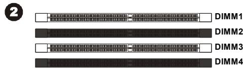 MSI G52-75161X6 - Règles de population des mémoires à canal double - 2
