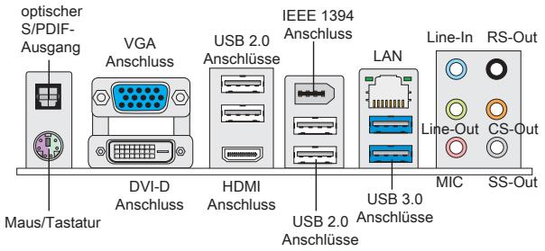 MSI G52-76231XK - HINTERES ANSCHLUSSPANEL - 1