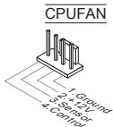 MSI GF615M-P31 - Connecteurs d'alimentation du ventilateur: CPUFAN, SYSFAN1 - 1
