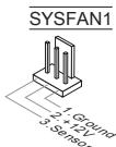 MSI GF615M-P31 - Stromanschlüsse für Lüfter: CPUFAN, SYSFAN1 - 2