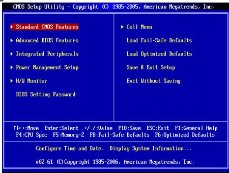MSI GF615M-P33 - Main Page - 1