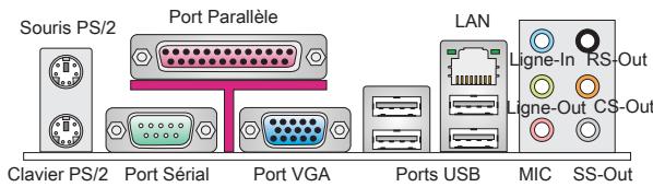 MSI GF615M-P33 - PANNEAU ARRIÈRE - 1