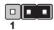 MSI MS-7660 - Clear CMOS Jumper: JBAT1 - 3