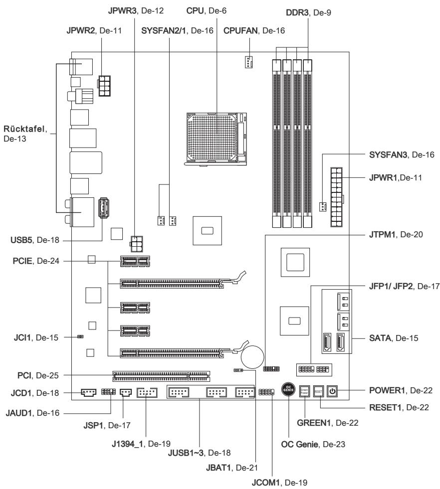 MSI MS-7660 - Koponenten-Übersicht - 1