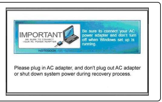 MSI U130 - Recover the system with the Driver CD - 5