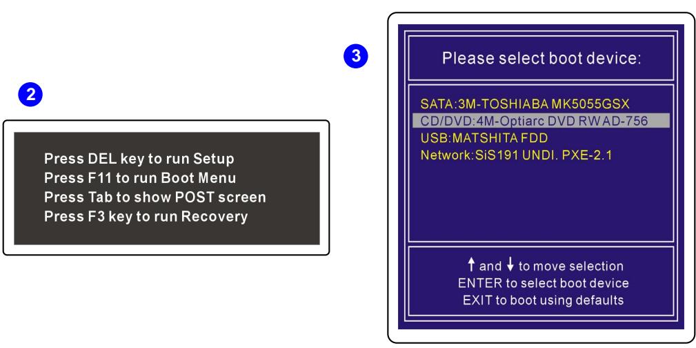 MSI U130 - Recover the system with the Driver CD - 1