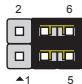MSI G41M-P33 COMBO - Stockbrücke zur USB-Stromversorgung: JUSB_PWM1 - 3