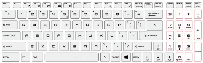 MSI GS70 2OD-026FR,  GS70 2OD-027FR - Connaître le clavier - 4