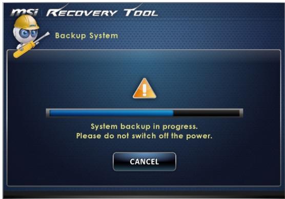 MSI WIND TOP AE2051-055FR - Sauvegarde subsequente - 2