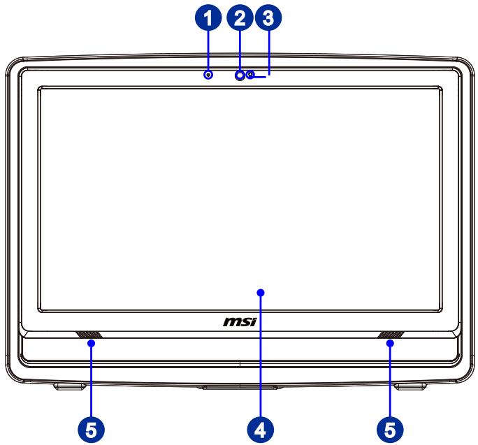 MSI WIND TOP AE2282G-009EU - > Vue de façade - 1