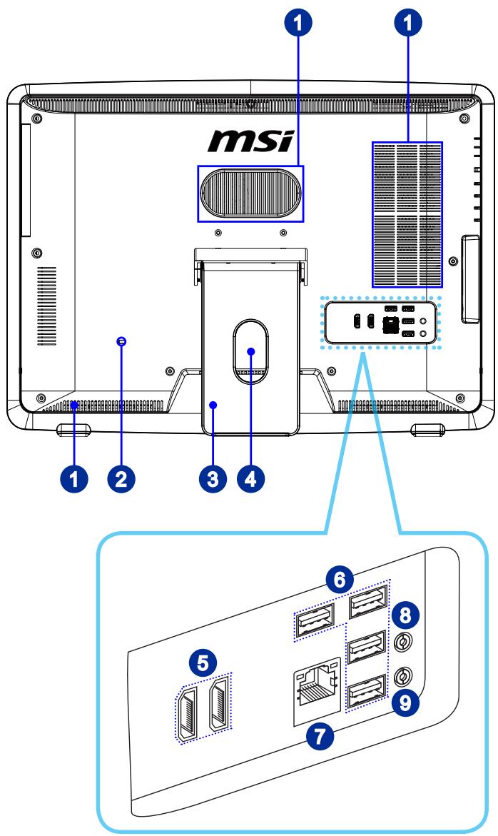 MSI WIND TOP AE2282G-009EU - Haut-parleur Stéréo - 1
