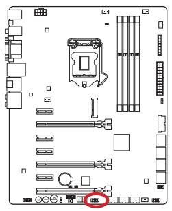 MSI Z87-GD65 - JCOM1: connecteur de port série - 1