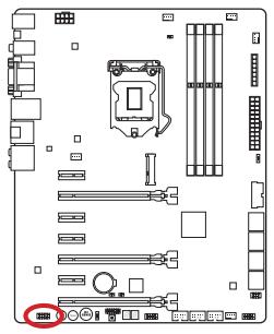 MSI Z87-GD65 - JAUD1: Audioanschluss des Frontpanels - 1