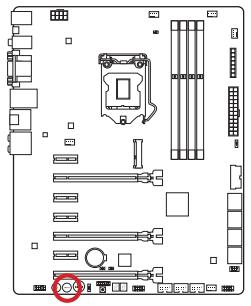 MSI Z87-GD65 - RESET1: bouton de réinitialisation - 1