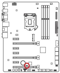 MSI Z87-GD65 - JBAT1: Steckbrücke zur CMOS-Lösung - 1