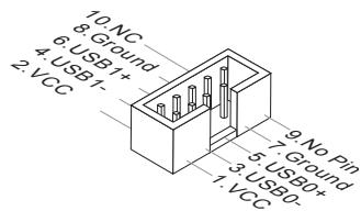 MSI Z87-GD65 - JUSB1~3: USB 2.0 Expansion Connector - 2