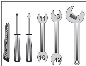 METRONIC 441408-2 - B - Éléments et outils nécessaires - 1