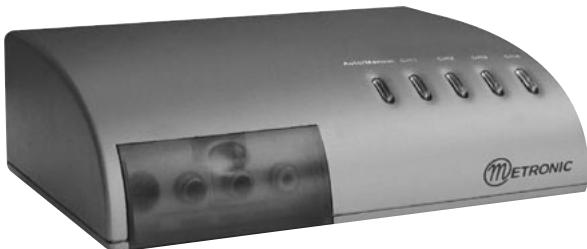 METRONIC BOITIER PERITEL A COMMUTATION AUTOMATIQUE - Multiprise audio-video automatique - 1