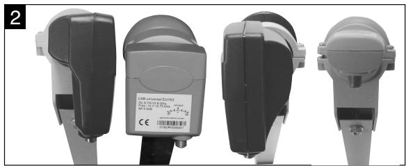 METRONIC DEMODULATEUR ANALOGIQUE FIRST BOX - Montage de la TETE (LNB): - 2
