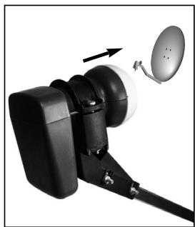 METRONIC DEMODULATEUR ANALOGIQUE HYSIS - Montage de la TETE (LNB): - 2