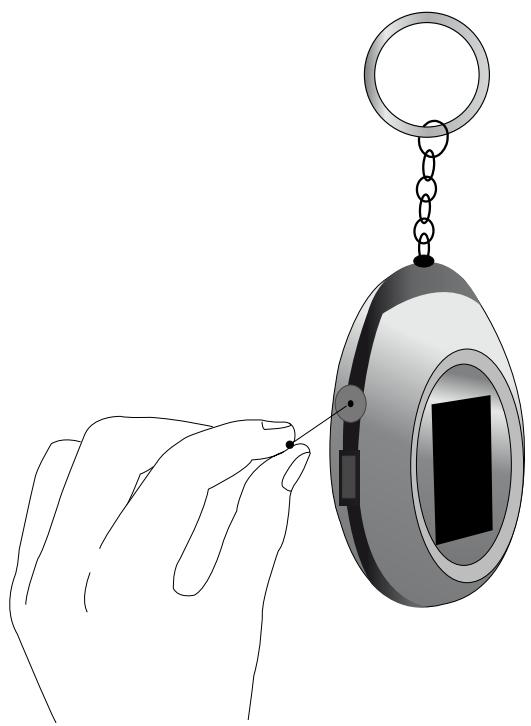 METRONIC PORTE-CLEFS AVEC CADRE PHOTO NUMERIQUE - - De parameters af fabriek herstellen. - 1