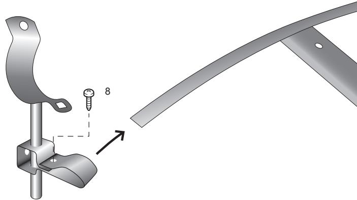 METRONIC SUPPORT 3 LNB - C - montage des supports LNB orientables - 2