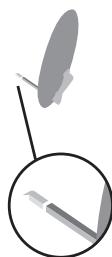 METRONIC SUPPORT 3 LNB - A - montage du bras cintré sur le support pour bras d'offset - 4