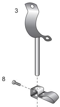 METRONIC SUPPORT 3 LNB - C - montage des supports LNB orientables - 1