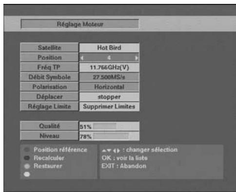 METRONIC TERMINAL NUMERIQUE TOUCHBOX 3 - - Branchement sur un ensemble motorisé diseqc 1.2 déjà calé - 5