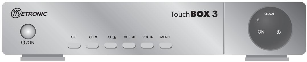 METRONIC TERMINAL NUMERIQUE TOUCHBOX 3 - Terminal satellite numérique TouchBOX 3 - 1