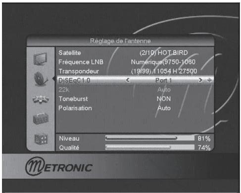 METRONIC 441322-5 - Déclaration du commutateur - 1