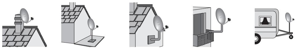METRONIC 441322-5 - Choix de l'emplacement et assemblage de la parabole - 1