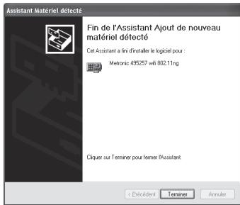 METRONIC CLE USB 2.0 WI-FI 802.11N - - Installation avec Windows XP - 4