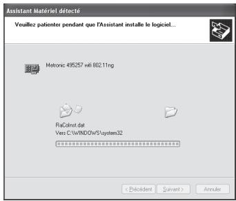 METRONIC CLE USB 2.0 WI-FI 802.11N - - Installation avec Windows XP - 3