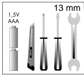 METRONIC DUALIS - Éléments et outils nécessaires : - 2