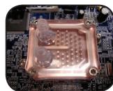 GIGABYTE GBT CHIPSET WATERBLOCK - Verrouillage du bloc d'eau : 4 différents types. - 17