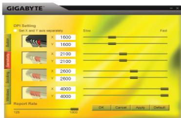 GIGABYTE GM-M8000 - Report rate - 1