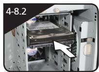 GIGABYTE SUMO 5112 - 4-8 Installation de la Baie Interne pour périphérique 3.5" - 2