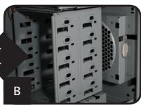 GIGABYTE SUMO 5112 - 4-9 Mise en place de la baie de disque dur amovible/bidirectionnelle - 5