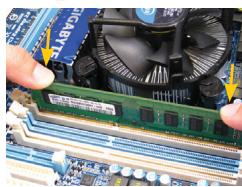 GIGABYTE GA-B85M-D3V - Installation De La Mémoire - 1