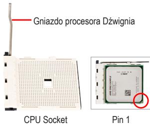 GIGABYTE GA-B85M-D3V - Instalacja procesora AMD (możesz pominć ten etap, sąsi Twoja plyta glówna posiada zintegrowany procesor) - 1