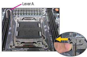 GIGABYTE GA-B85M-D3V - Installing an Intel CPU (skip this step if the motherboard has a built-in CPU) - 2
