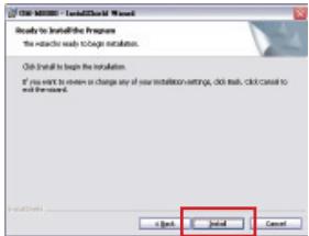 OK Install - Install/Build Wizard Ready to install the program The radio buttons ready to upgrade installables. Click Install to begin the installation. If you want to review or change any of your installation settings, click back, click saved to and then saved. OK Install Cancel