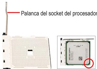 GIGABYTE GA-990FXA-UD7 - Instalación del procesador AMD (omita este paso si la placa base tiene una CPU integrada) - 1