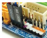 GIGABYTE GA-M52LT-D3 - Collegameno Dei Cavi Ai Connettori Interni - 1