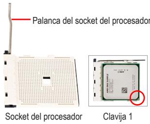 GIGABYTE GA-MA790X-DS4 - Instalación del procesador AMD (omita este bajo si la placá base Tiene una CPU integrada) - 1