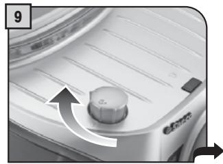 SAECO ODEA GIRO PLUS - STARTING THE MACHINE - MISE EN MARCHE DE LA MACHINE - 3