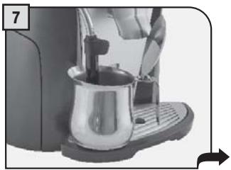 SAECO ODEA GIRO PLUS - STARTING THE MACHINE - MISE EN MARCHE DE LA MACHINE - 1